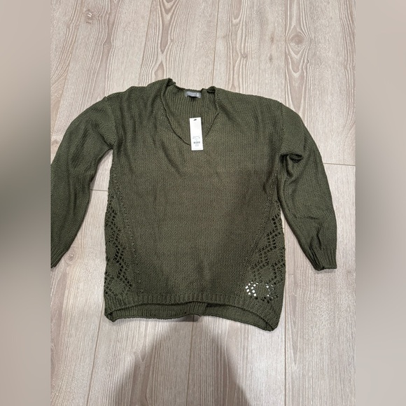 Francesca's Collections Sweaters - Francesca’s Women’s Knitted Olive Green Women's Boho Chic Sweater